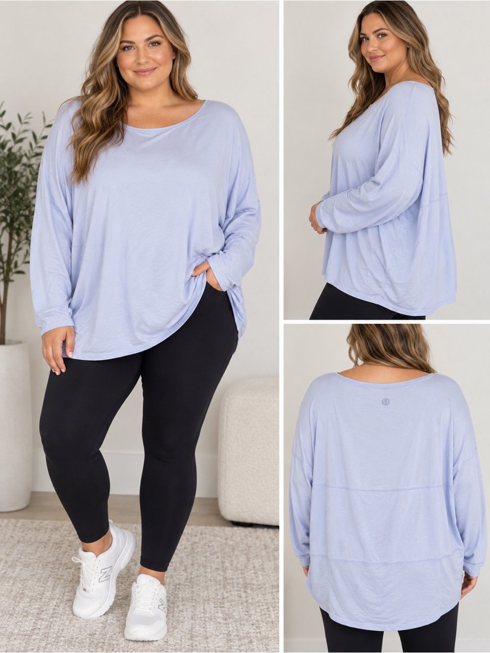 Lululemon Plus Size 20 Longsleeve
Light Blue Blouse A403